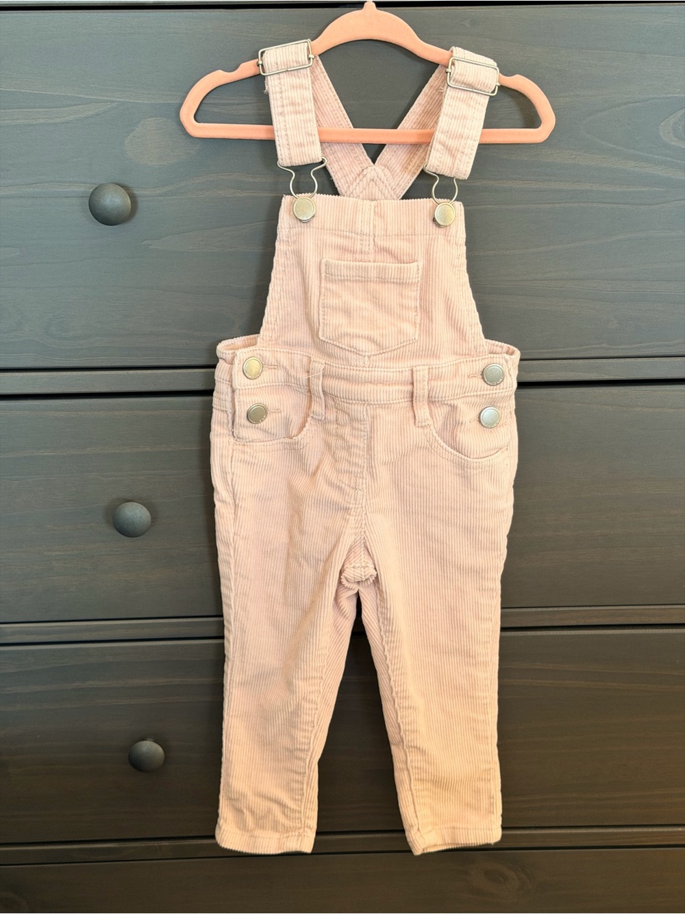 Jamie Kay Blush Corduroy Overalls